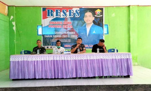 Anggota DPRD Provinsi Sulawesi Tenggara, Abdul Salam Sahadia melaksanakan reses di dua kecamatan di Kabupaten Buton Utara (Butur) yakni, Kecamatan Kulisusu dan Kecamatan Kulisusu Utara. Reses tersebut dilakukan dari 29 Januari sampai 5 Februari 2021. Foto/ist