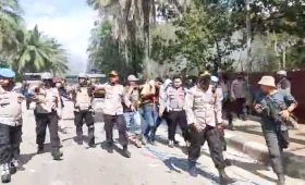 Demo 11 April di Kendari Ricuh, Satu Mahasiswa Diamankan Polisi