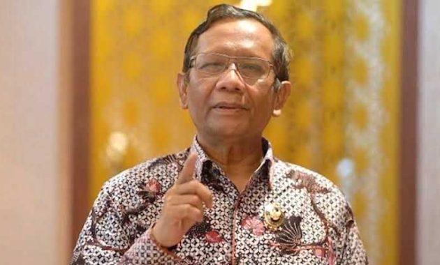 Menteri Koordinator Bidang Politik Hukum dan Keamanan, Mahfud MD. Foto/ist