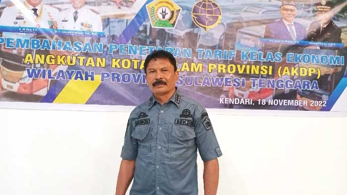 Sekretaris Dinas Perhubungan Provinsi Sulawesi Tenggara, Laode Fasikin