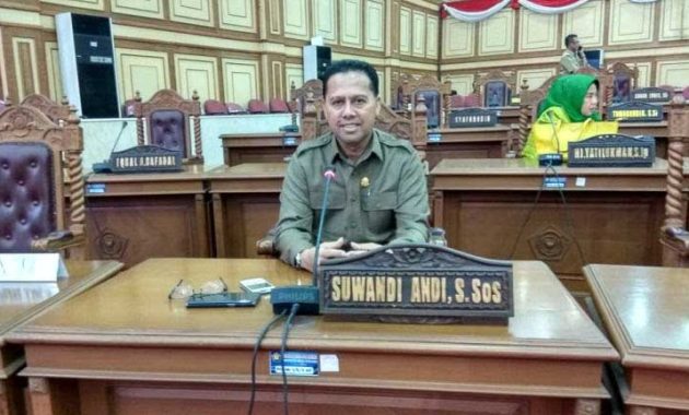 Ketua Komisi III DPRD Provinsi Sultra, Suwandi Andi