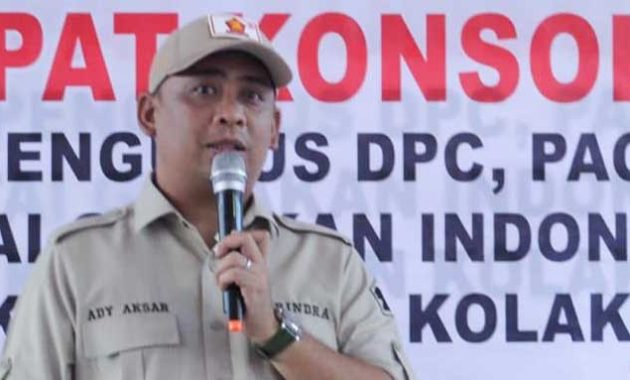 Ketua Partai Gerindra Sulawesi Tenggara, Andi Ady Aksar