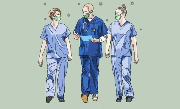 Ilustrasi perawat dan dokter. Foto/ist