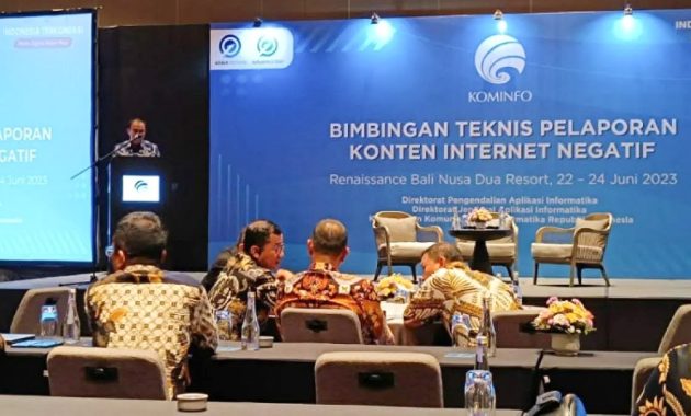 Tim Subdit V Tipidsiber Ditreskrimsus Polda Sulawesi Tenggara (Sultra) dipimpin Kasubdit V Tipidsiber, AKBP Ramses Tampubolon bersama Iptu Asfandi dan Aiptu Muhammad Faizal mengikuti bimbingan teknis (Bimtek) pelaporan aduan konten internet negatif di Renaissance Bali Nusa Dua Resort, selama tiga hari mulai 22-24 Juni 2023. Foto/ist