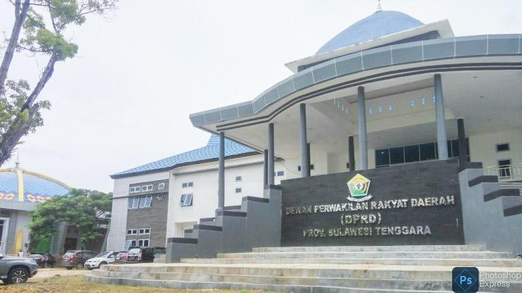 Gedung DPRD Provinsi Sulawesi Tenggara. Foto/Ist