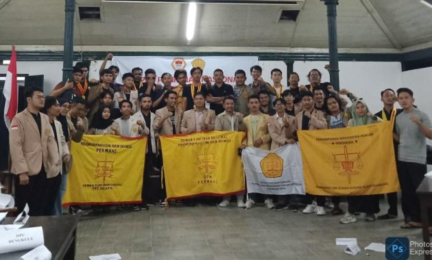 Dewan Pimpinan Cabang (DPC) Permahi se-Indonesia melaksanakan rapat pimpinan nasional (Rapimnas) di Pondok Pemuda Pesanggrahan Ambarbinungan, Yogyakarta, Senin (11/3/2024). Dalam Rapimnas tersebut, peserta forum secara aklamasi memilih Kota Kendari sebagai tempat pelaksana kongres untuk memilih ketua umum yang akan digelar Juli 2024 mendatang. Foto/ist