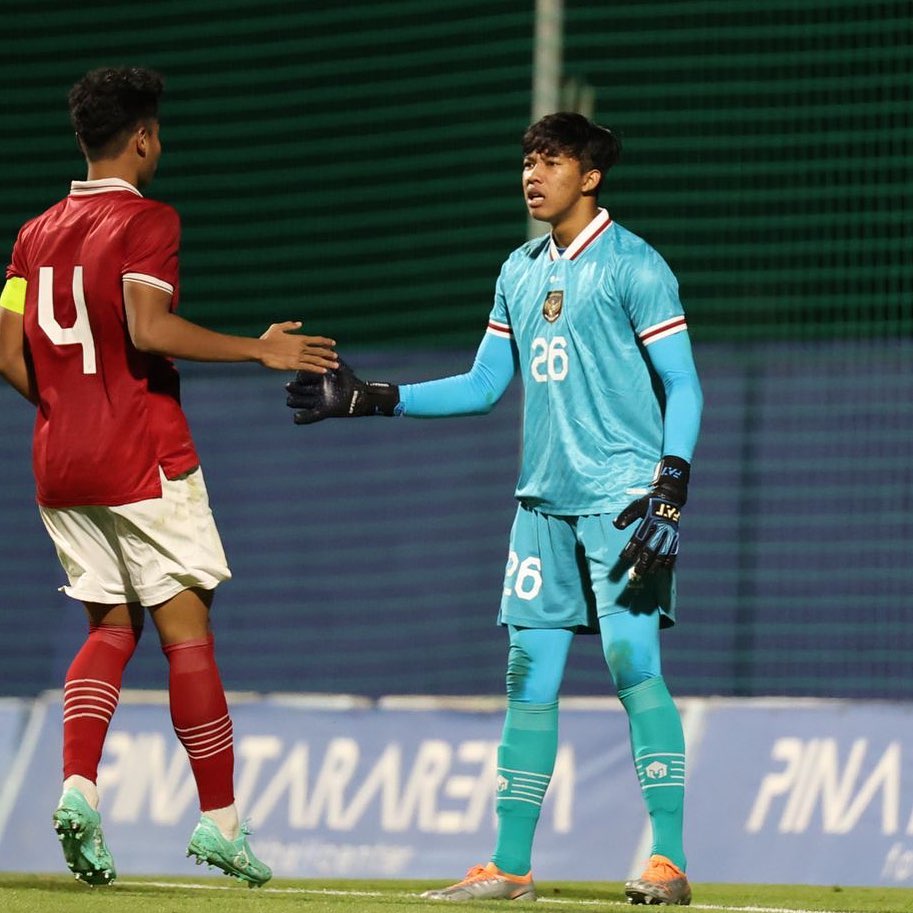 Bripda Daffa Tasya Sumawijaya, kiper Timnas Indonesia U-23. Foto/dokumen istimewa