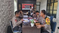 Pengawasan Operasi (Wasops) Inspektorat Pengawasan Daerah (Itwasda) Polda Sulawesi Tenggara (Sultra) melaksanakan pemeriksaan dan pengawasan Operasi Ketupat Anoa 2024 di Polresta Kendari, Sabtu (6/5/2024). Foto/dokumen Bidhumas Polda Sultra