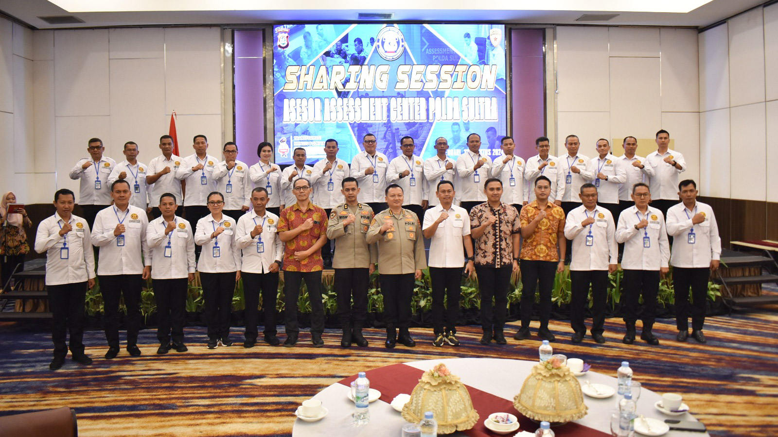 Biro Sumber Daya Manusia (SDM) Polda Sulawesi Tenggara (Sultra) menggelar kegiatan sharing session untuk para asesor assessment center (ACC), yang diikuti 30 orang asesor di lingkup Polda Sultra, Selasa (27/8/2024). Foto/Bidhumas Polda Sultra