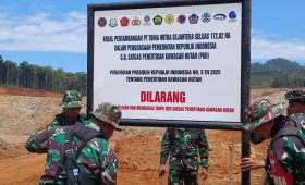 Satgas PKH Segel Tambang Nikel PT. TMS di Pulau Kabaena
